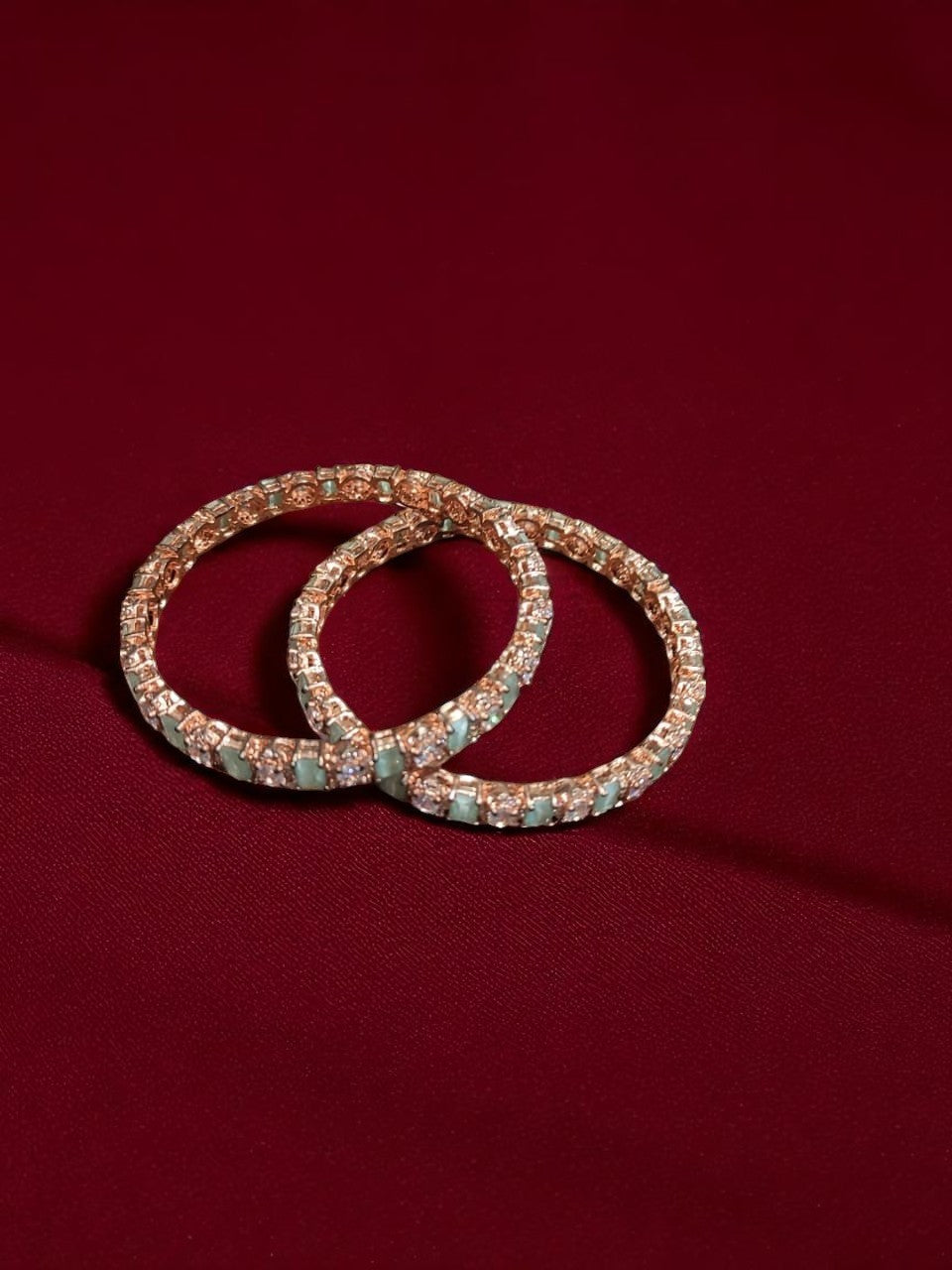 Bangles Studded with American Diamonds