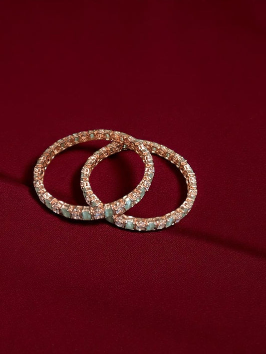 Bangles Studded with American Diamonds