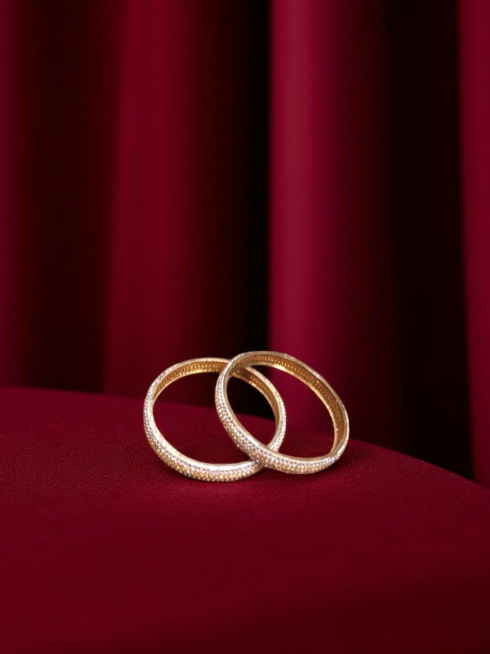 Bangles Studded with American Diamonds
