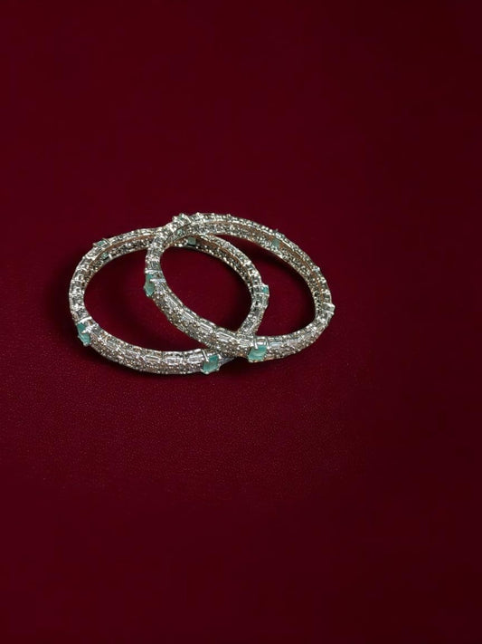 Bangles studded with American Diamonds