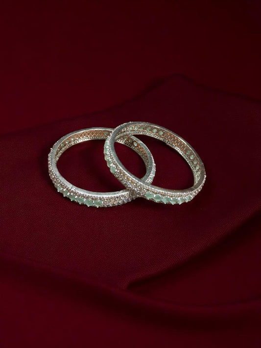 Bangles studded with American Diamonds