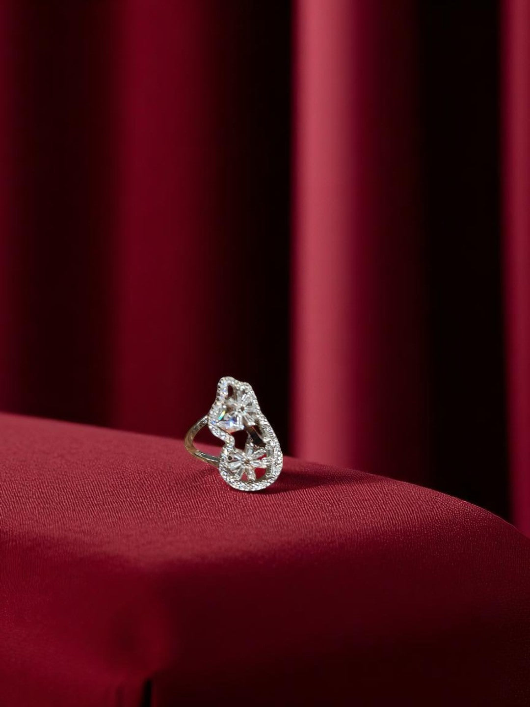 Beautiful Ring Studded with American Diamonds