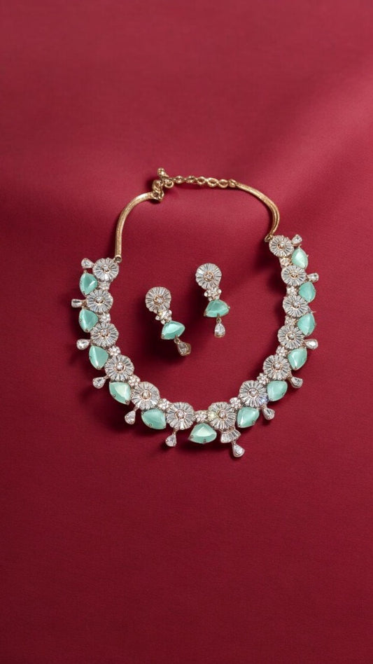 Necklace with American Diamonds