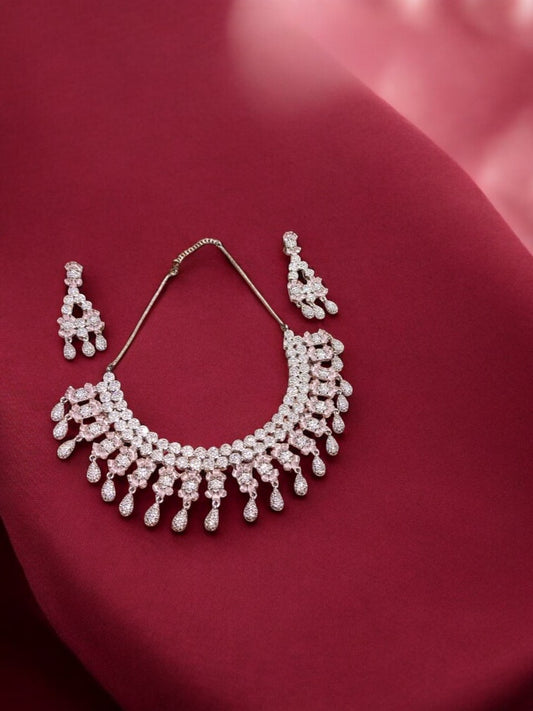 Necklace Set with American Diamonds