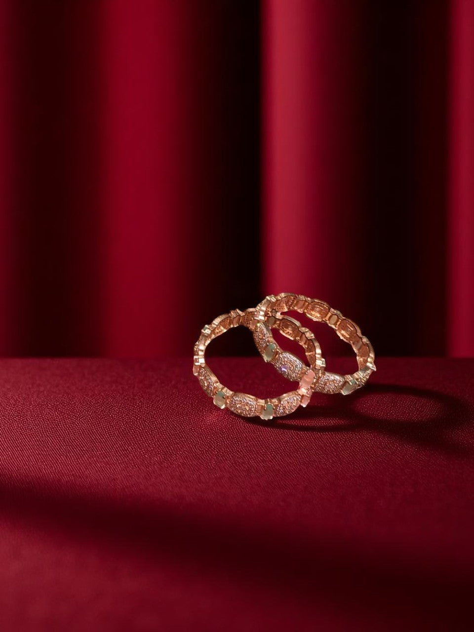 Bangles Studded with American Diamonds