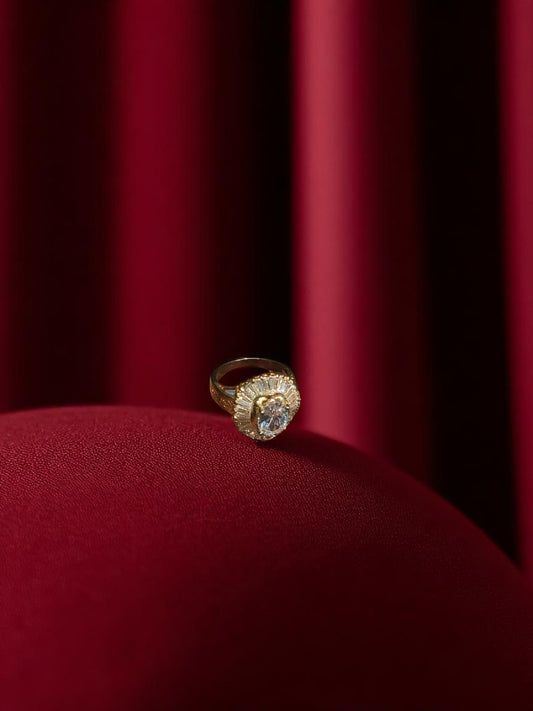 Ring Studded with American Diamonds